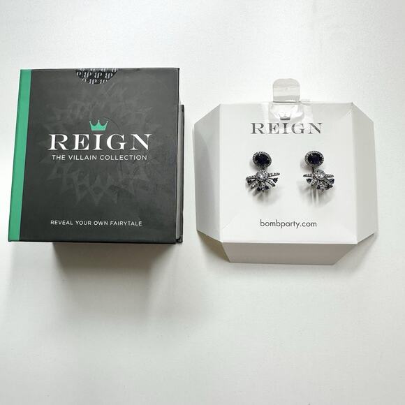 Ring Bomb Party Jewelry - Bomb Party Reign Villain Collection Earrings * Tantalizing Rule * RBP 7638